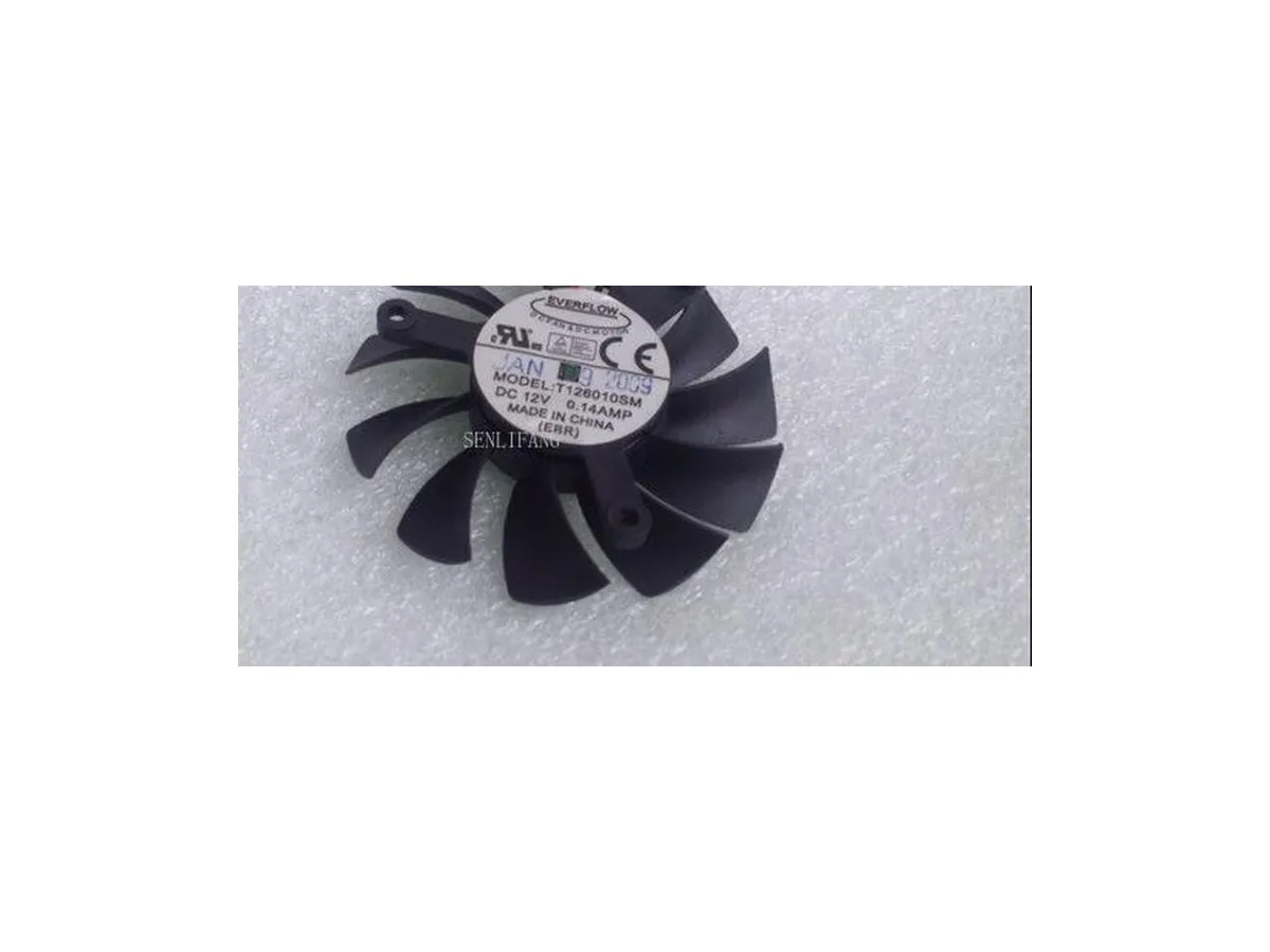 Fans Fans T126010SM 55mm DC12V 0.14A 39mm 2-line case fan — product photo