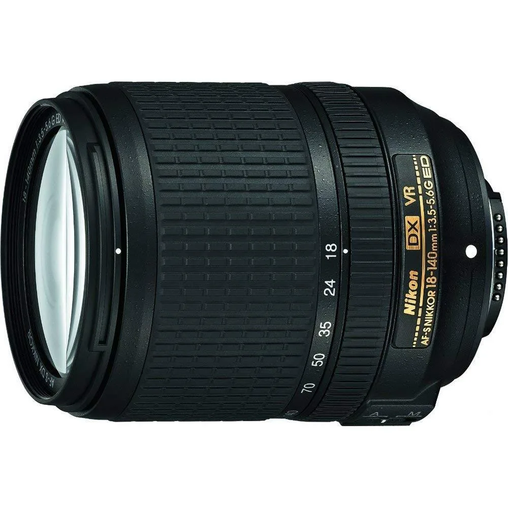 Nikon Inc Nikon AF-S DX NIKKOR 18-140mm f/3.5-5.6G ED VR camera lens — product photo