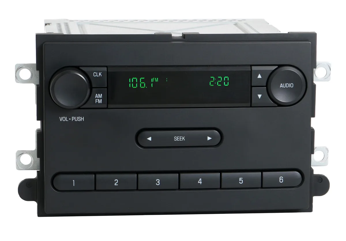 1 Factory Radio 1 Factory Radio 7L3T-18K810-AD AM FM Receiver 2007-2008 Ford F-150 — product photo