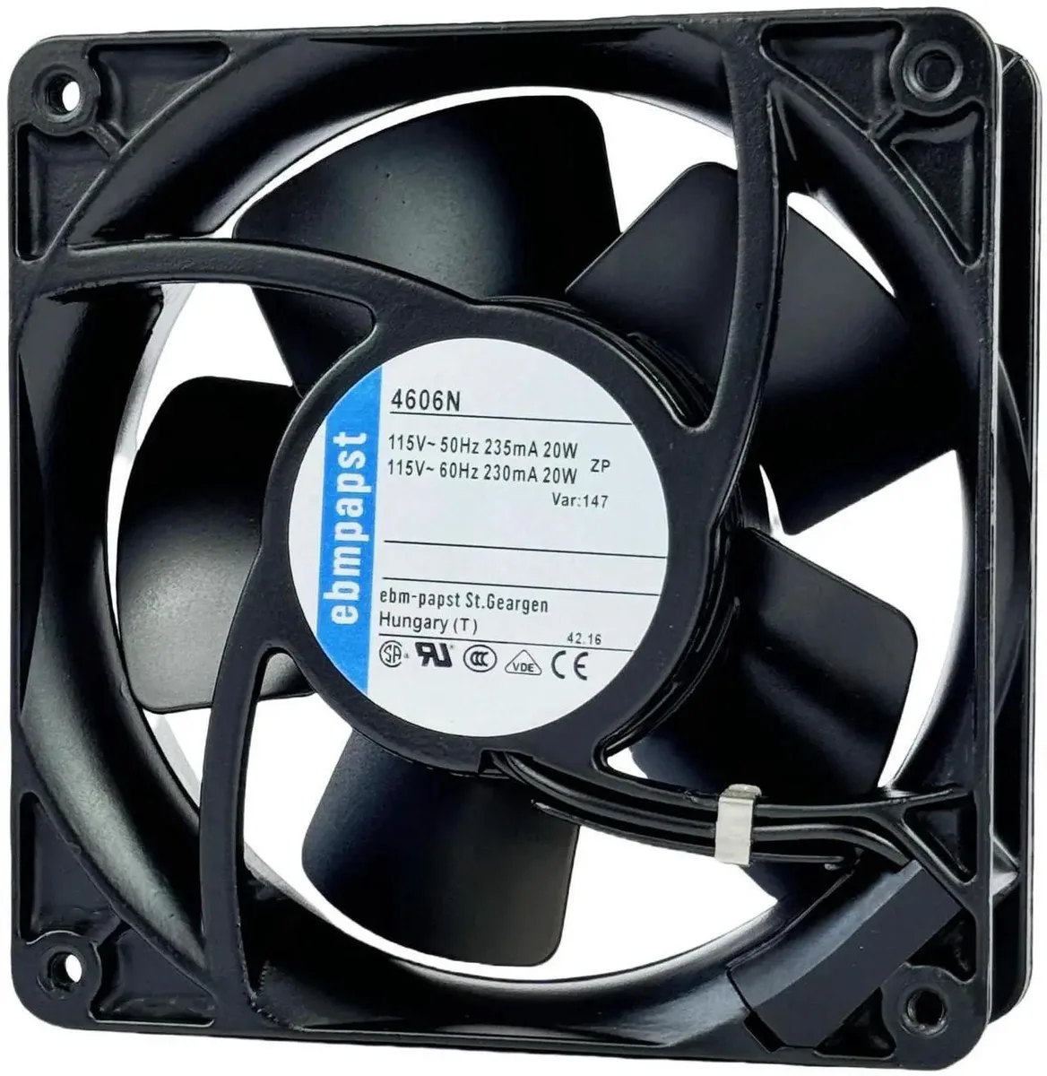 Vszerda Vszerda 4606N Axial Cooling Fan 115V 2950RPM 120x120x38mm 2-Pin — product photo