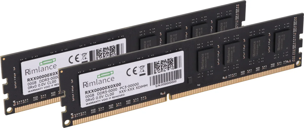 RIMLANCE RIMLANCE RUD10600S8C2K8 8GB (2x4GB) DDR3 1333 desktop RAM — product photo