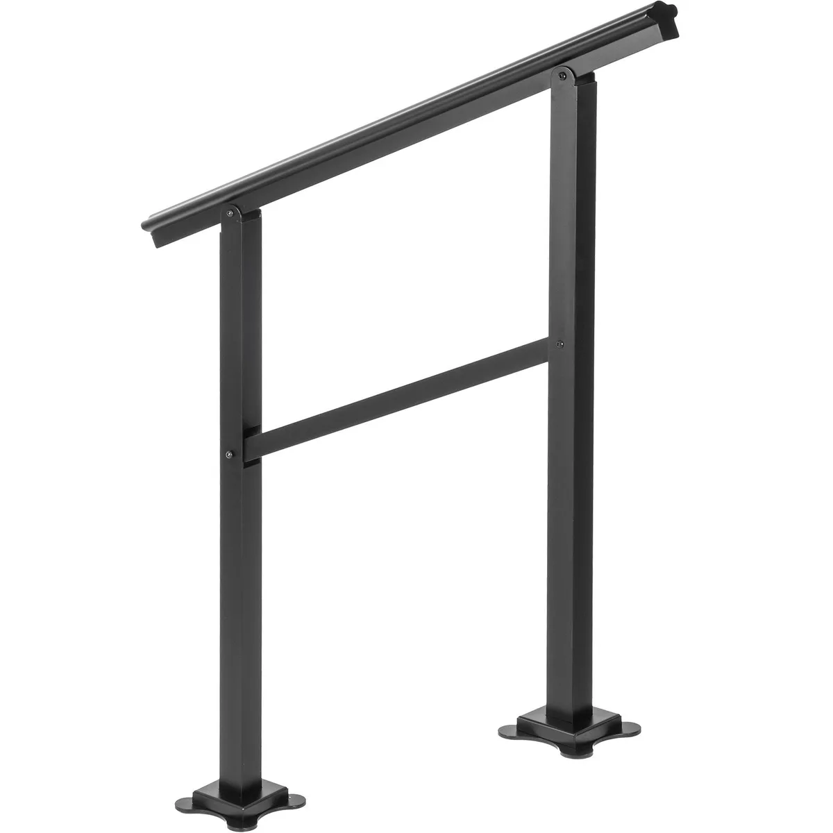 VEVOR VEVOR LZHG-3FT Outdoor Handrail 35.8" x 35.2" 165 lbs Aluminum 0-30° Adjustable 2-3 Steps — product photo