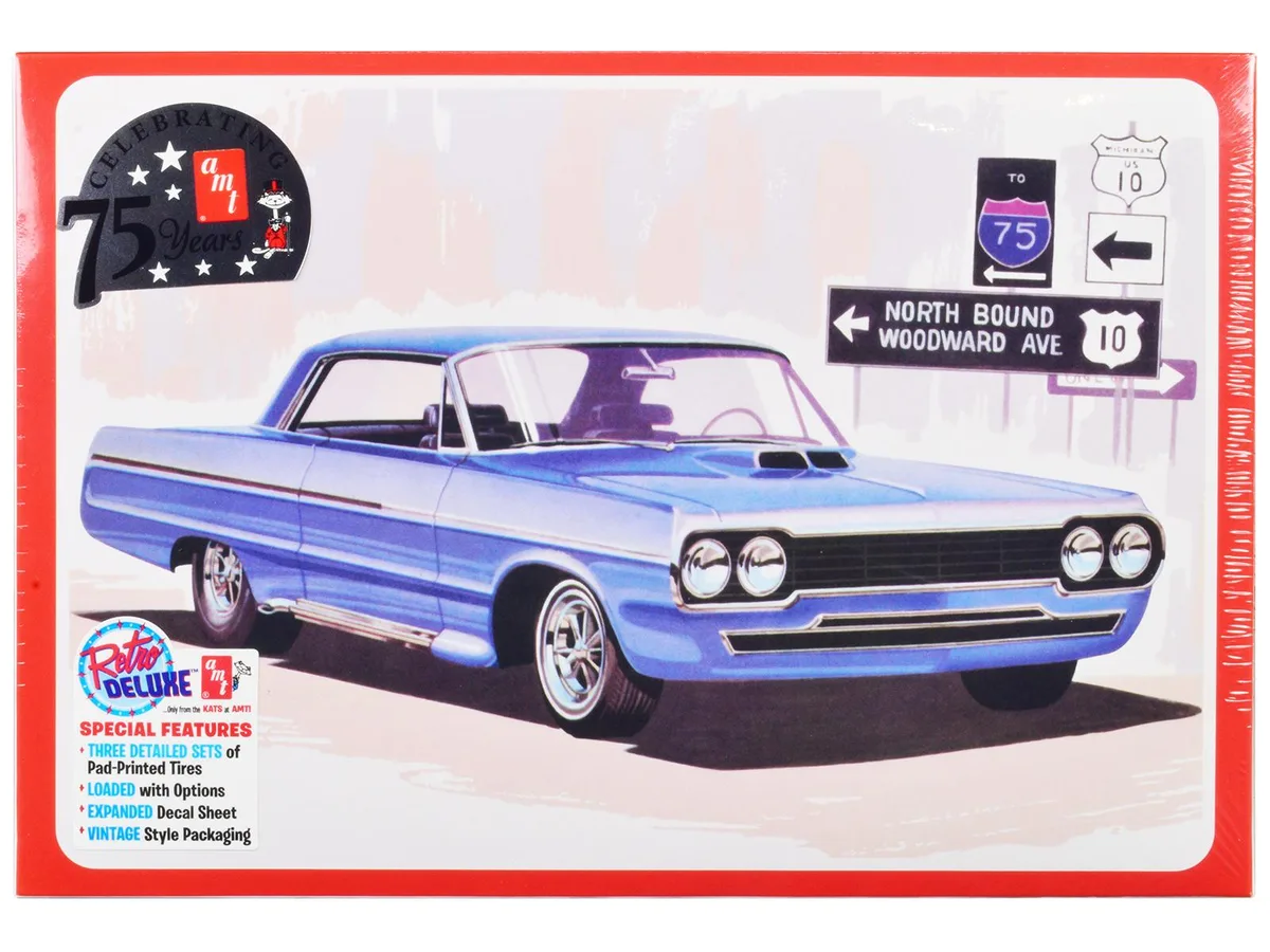 AMT AMT 1964 Chevrolet Impala Super Street Rod 3-in-1 1/25 Scale Model Kit — product photo