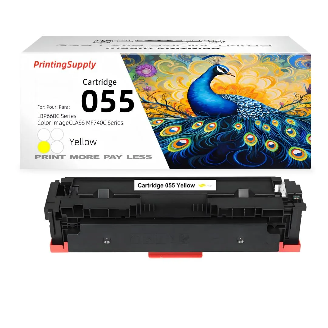 New Brand New Brand Yellow 055 055H Toner Cartridge — product photo