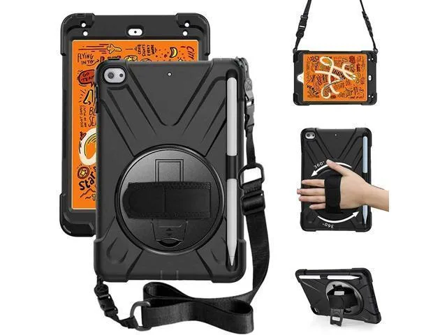 ORVIX ORVIX iPad Mini 4/5 7.9 inch Rugged Case Black — product photo