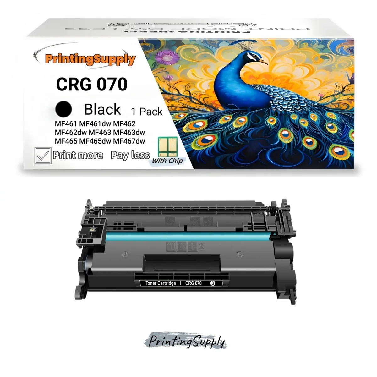Aster Graphics Inc Aster Graphics Inc 070 Black Toner Cartridge 3000 Pages — product photo