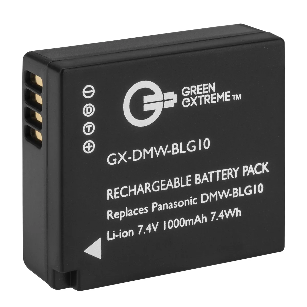 Green Extreme Battery Green Extreme Battery DMW-BLG10 7.4V 1000mAh camera accessory — product photo