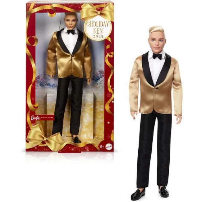 Barbie Barbie Holiday Ken Doll 2025 Blonde JGK55 — product photo