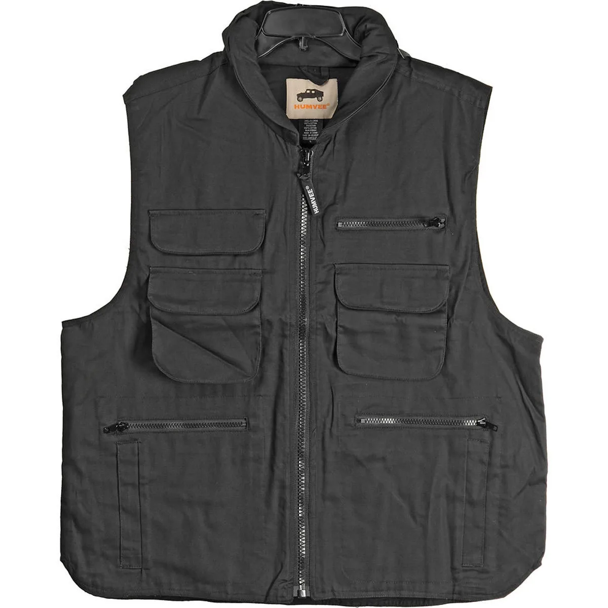 CampCo CampCo Humvee 100% Cotton Ranger Vest Black Medium camera accessory — product photo