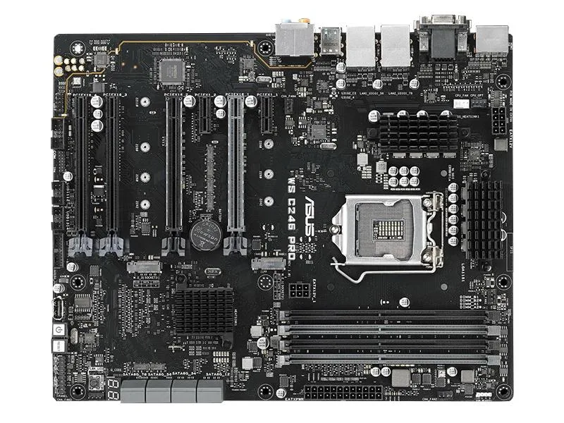 ASUS ASUS WS C246 PRO Intel C246 DDR4 ATX motherboard — product photo