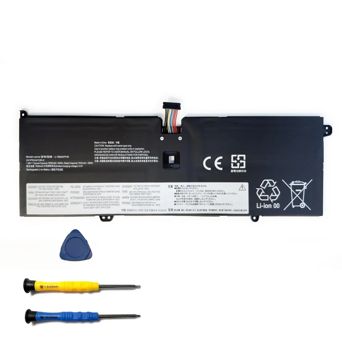 Audiovox - Generic Audiovox - Generic L18M4PH0 7.68V 60Wh 7820mAh laptop battery — product photo