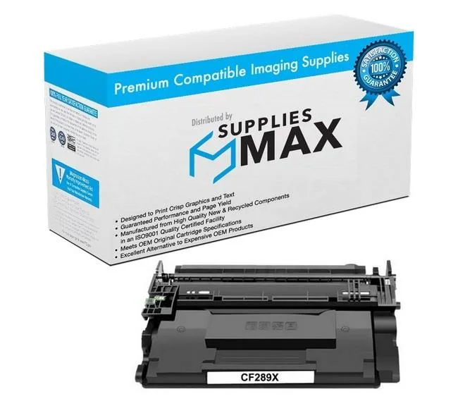 SuppliesMax SuppliesMax HEWCF289X High Yield Black Toner Cartridge 10000 Pages — product photo