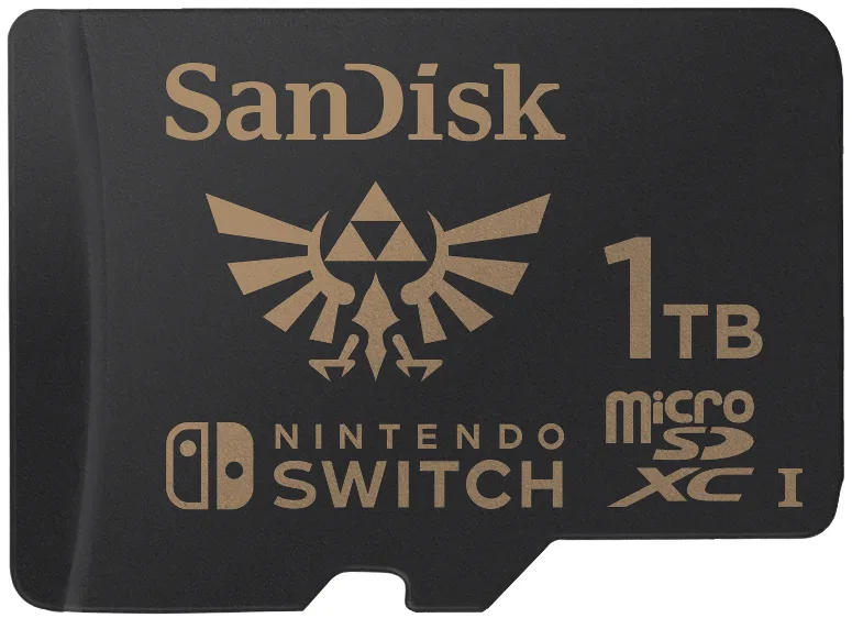 SanDisk SanDisk SDSQXAO-1T00-GN6ZN 1TB microSDXC UHS-I memory card — product photo