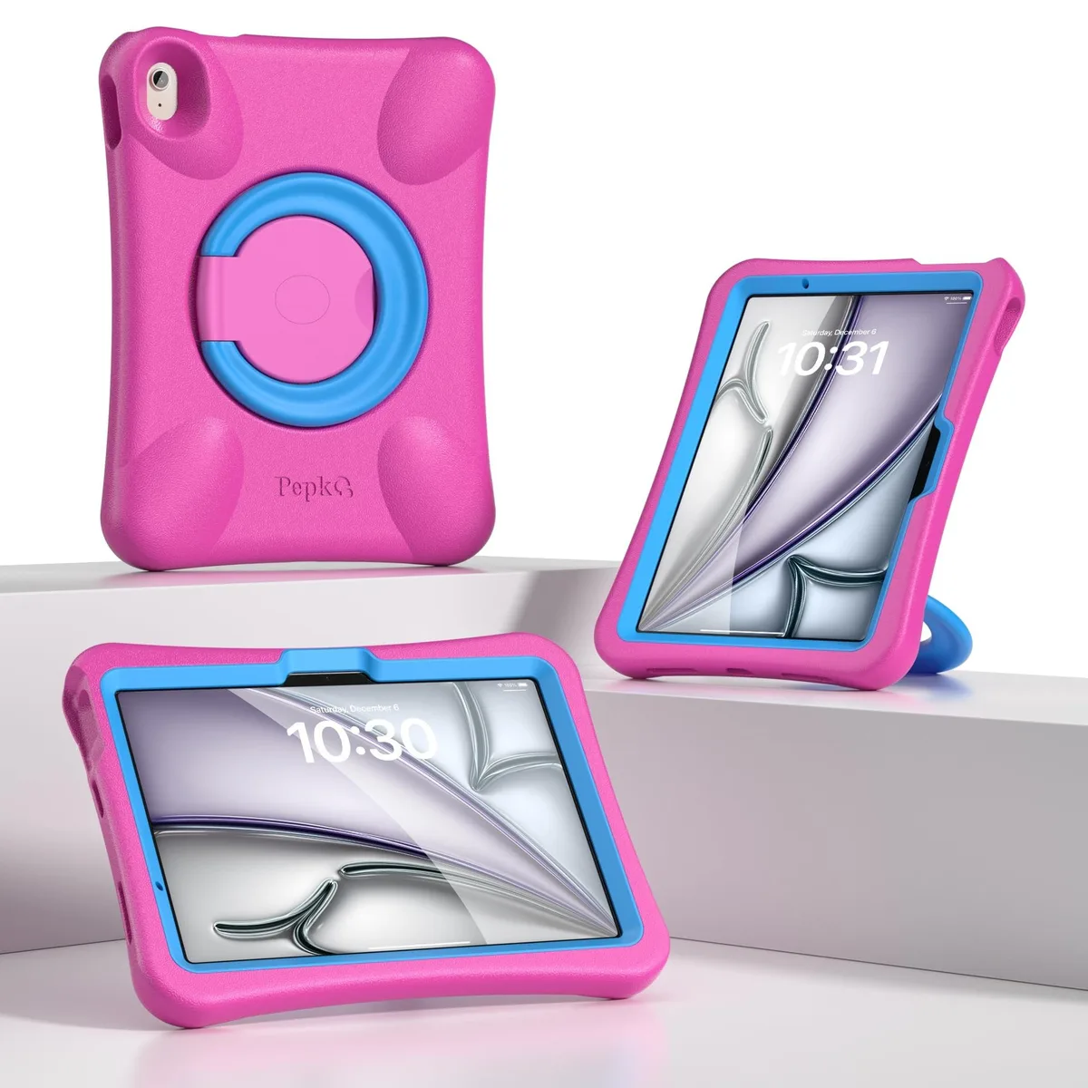 pepkoo pepkoo 2 in 1 accessory for iPad Air 11-Inch 2024/2025 360° rotating bracket — product photo