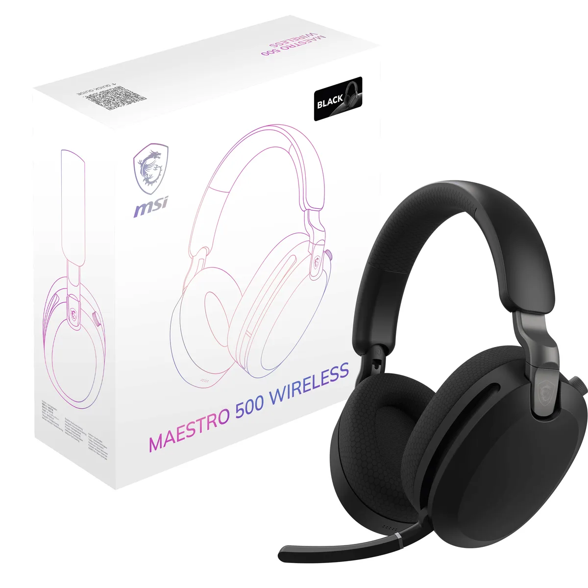 MSI MSI MAESTRO 500 WIRELESS OS3-8ZC9004-000 gaming headset — product photo