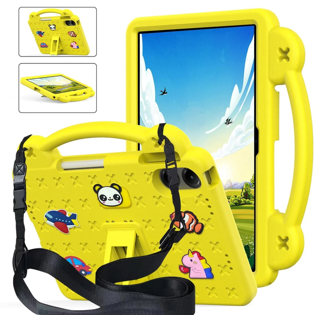 Alphacool Alphacool 2 in 1 accessory for iPad Pro 12.9 (2018–2022) / Pro 13 (2024) / Air 13 (2024) Yellow — product photo