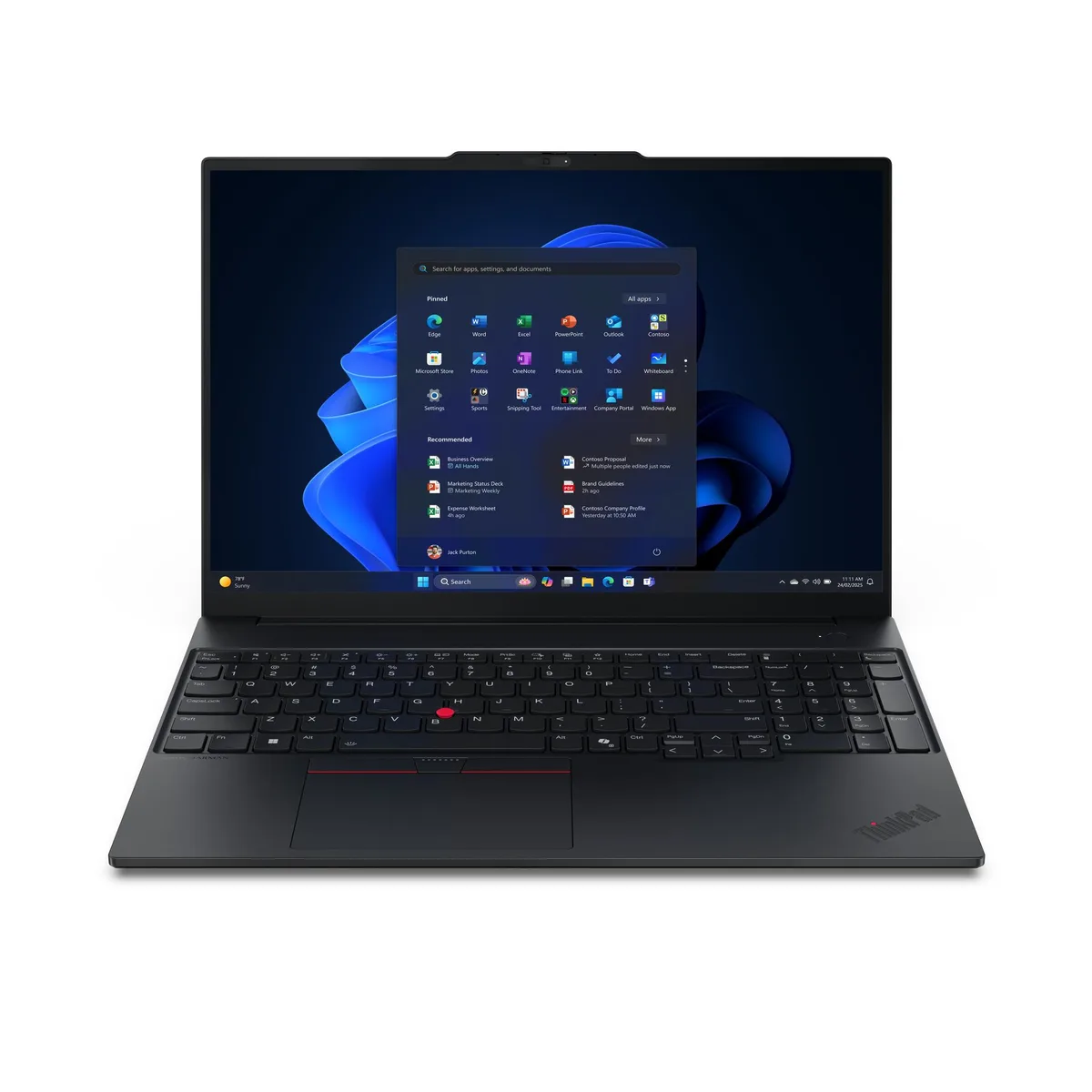 Lenovo Lenovo ThinkPad E16 Gen 3 laptop Intel Core Ultra 7 255H 16GB 1TB — product photo