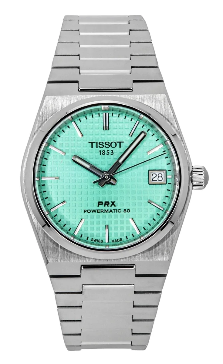 Tissot Tissot PRX Powermatic 80 Light Green Dial Automatic 100M 35.00 mm Unisex Watch — product photo