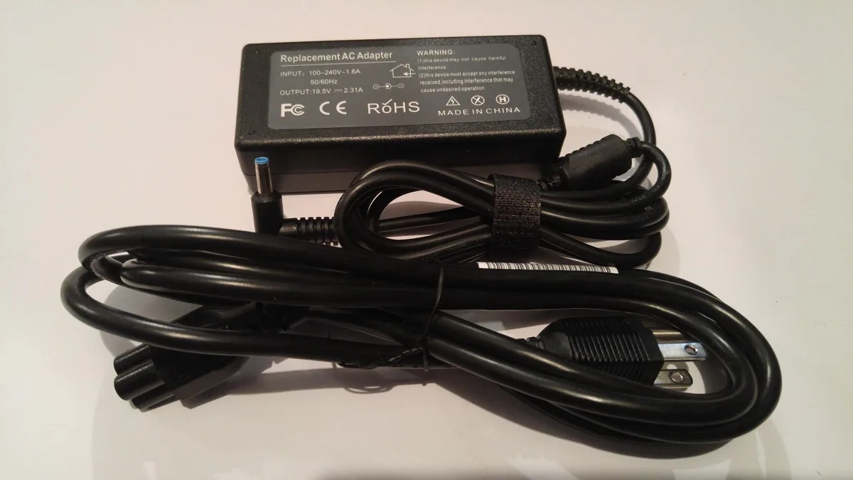 HP HP AC Power Cord for Laptop 45W HSTNN-CA40 HSTNN-DA40 HSTNN-LA40 — product photo