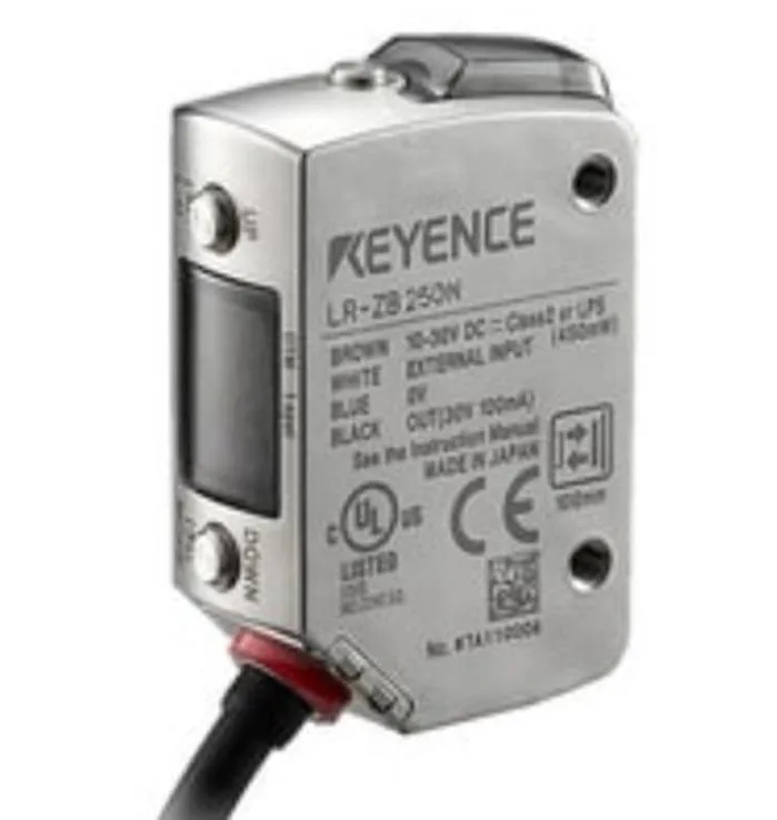 Keyence Keyence LR-ZB250AN Laser Distance Sensor NPN 2 m Cable 35-250 mm Class 1 — product photo