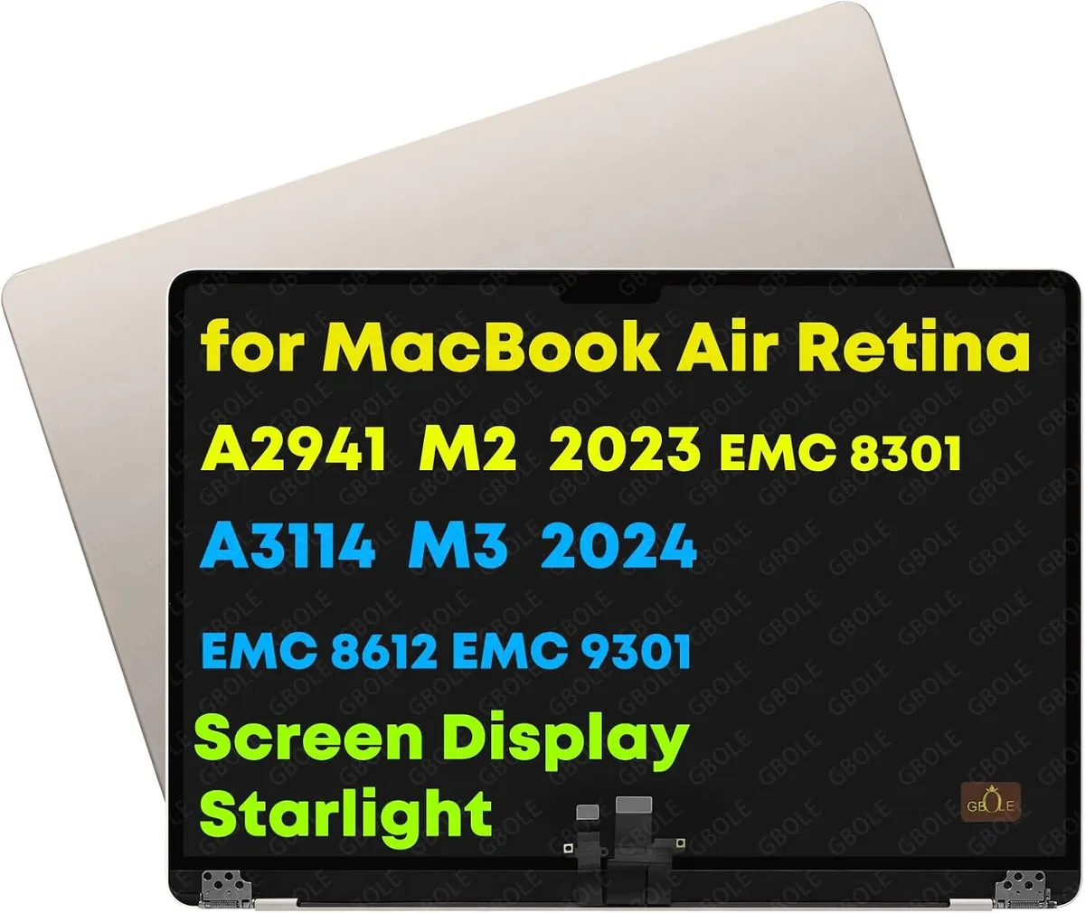 NUOLAISUN NUOLAISUN A2941 M2 A3114 M3 2023 Retina 2880X1864 Starlight laptop screen — product photo