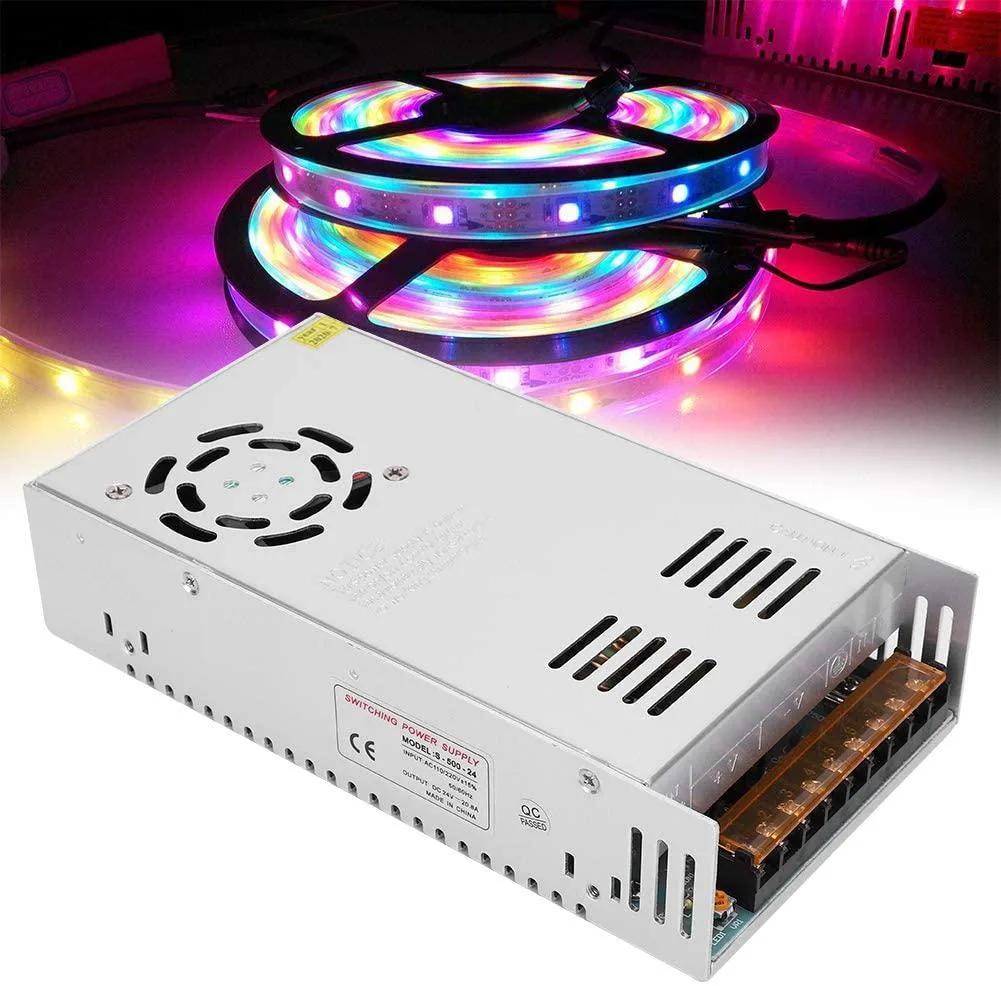 myVolts myVolts S-500-24 24V 20.8A 500W AT Power Supply Pink — product photo