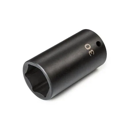 TEKTON 1/2 inch drive 30 mm deep 6-point impact socket