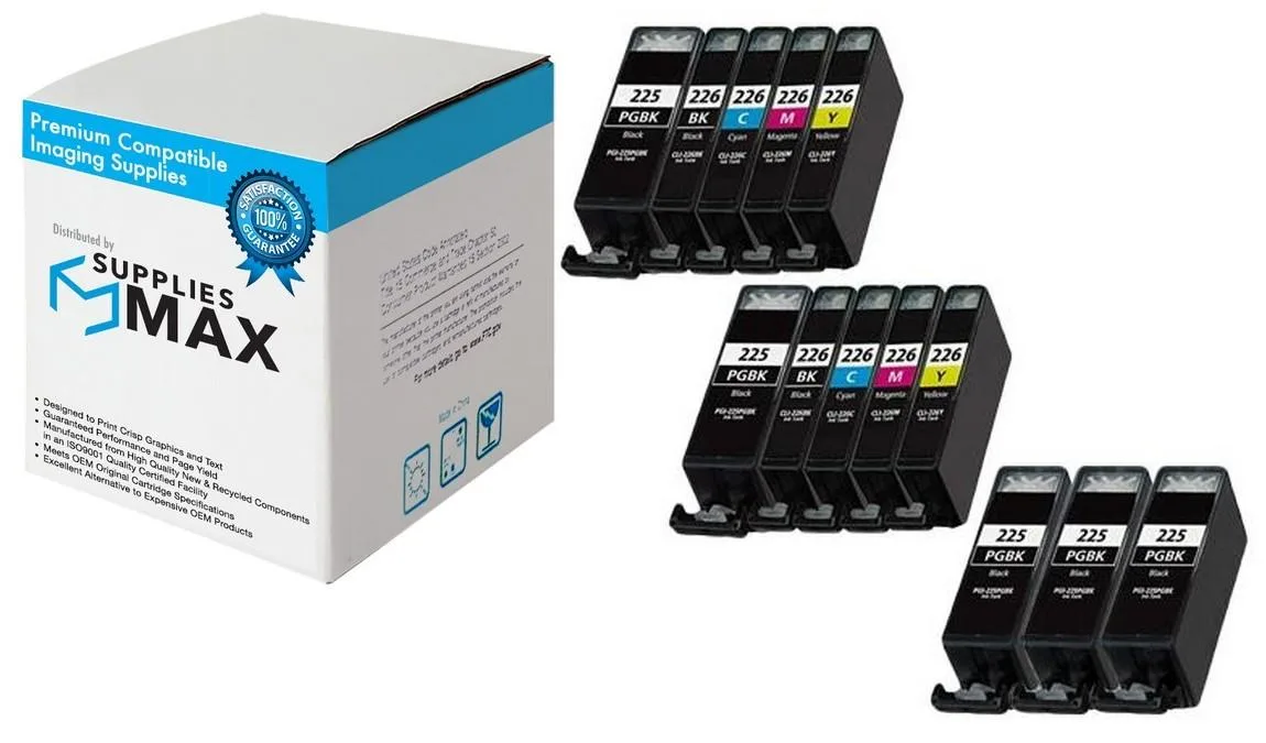 SuppliesMax SuppliesMax PGI-225/CLI-226 Inkjet Combo Pack (7 BK / 2 C/M/Y) — product photo