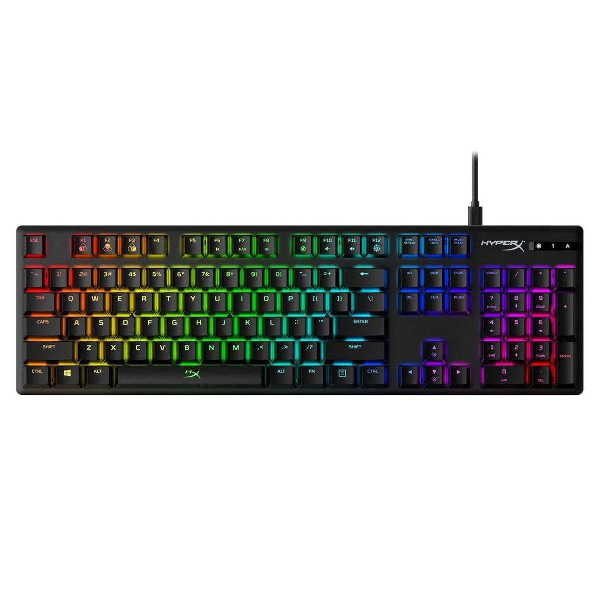 HyperX HyperX Alloy Origins 104-Key Gaming Keyboard Black 8000Hz Hot Swap Linear Ice Axis — product photo