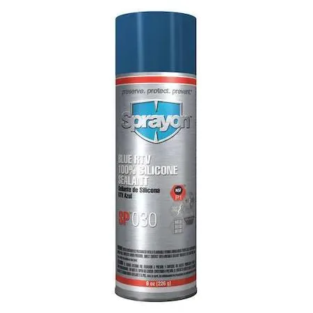 Sprayon Sprayon S00030000 Mildew & Water Resistant Silicone Sealant 8 oz Blue — product photo