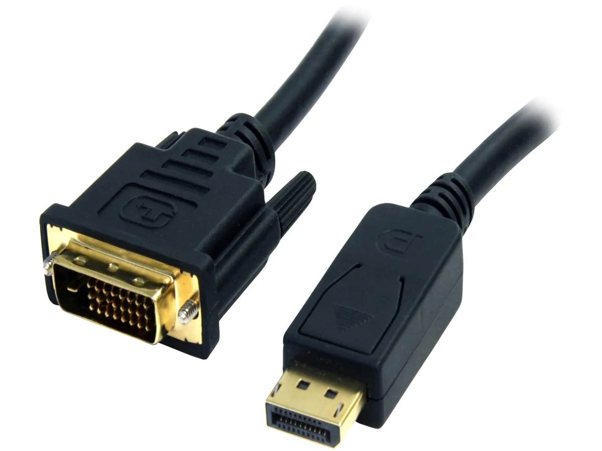 STARTECH STARTECH DP2DVI2MM6 DisplayPort cable 6.56 ft passive 1920x1200 — product photo
