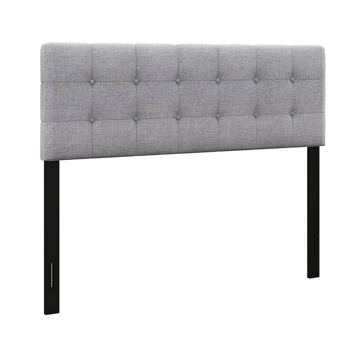 SlickBlue SlickBlue Linen Upholstered Headboard Gray 55/62" 63.5"H — product photo