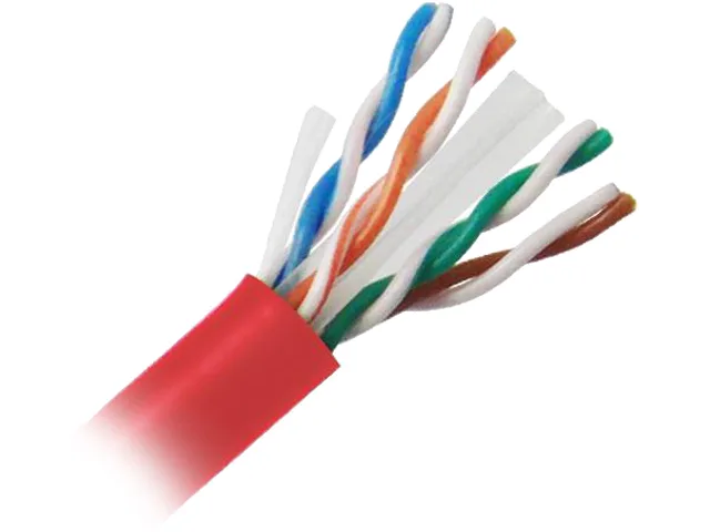 Nippon Labs Nippon Labs 80C6U-422RD network ethernet cable Cat 6 UTP 23 AWG 600 MHz 1000 ft Red — product photo