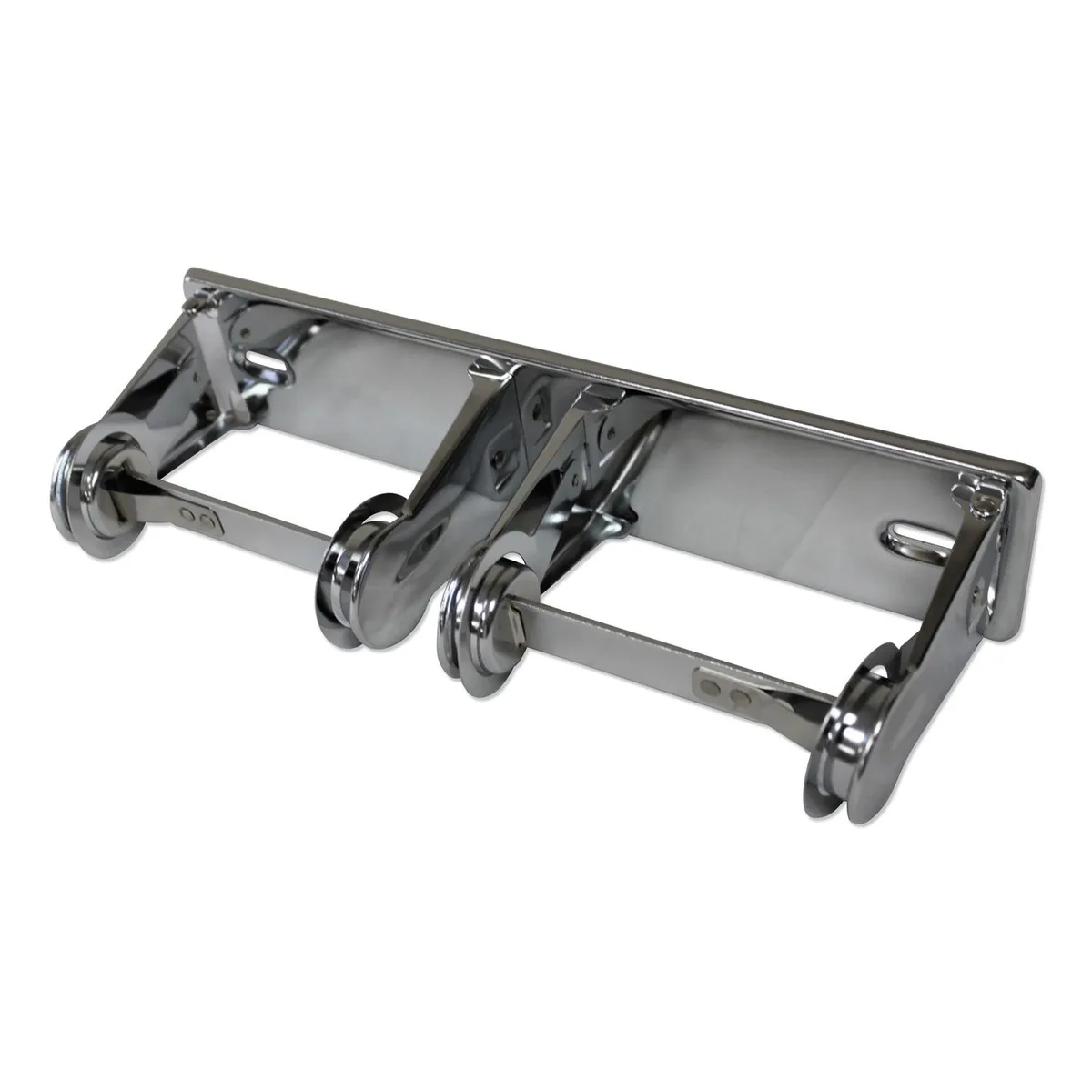 Impact Products, LLC. Impact Products Double Roll Toilet Tissue Dispenser Chrome 12.3 x 4.25 x 2.7 12/Carton 2501CT — product photo