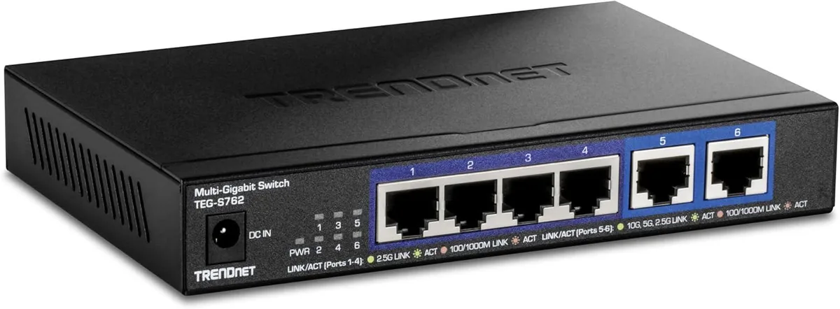 TRENDnet TRENDnet TEG-S762 6-Port Multi-Gig Switch — product photo
