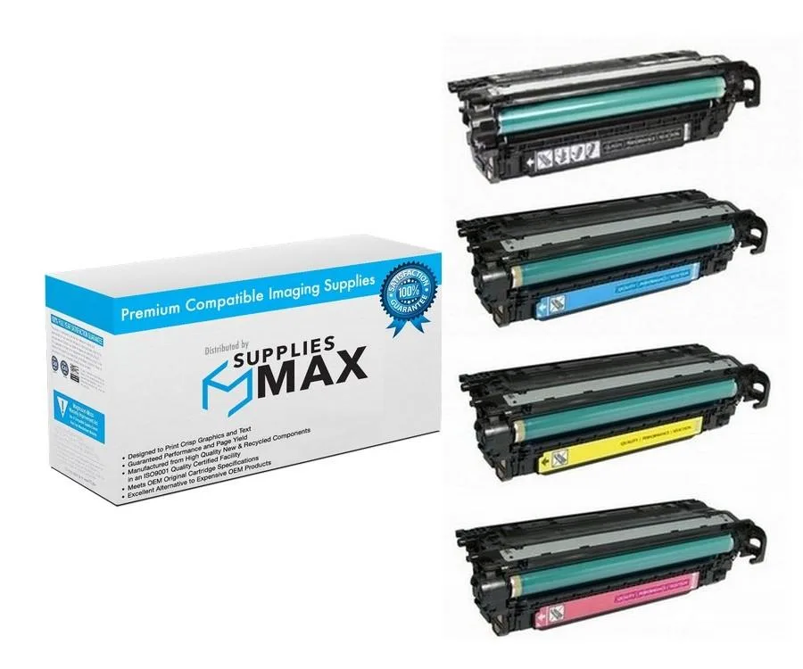 SuppliesMax SuppliesMax CNMGPR-29-COMBO toner cartridge combo pack (BK/C/M/Y) — product photo