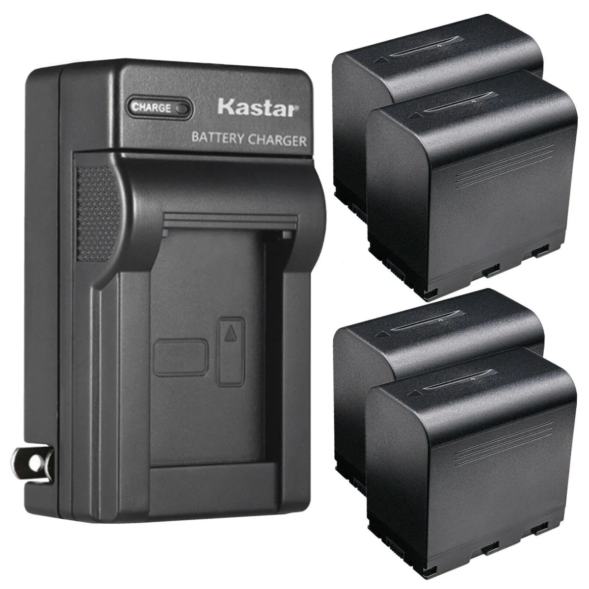Kastar Kastar SSL-JVC70 4-Pack Battery and AC Wall Charger — product photo