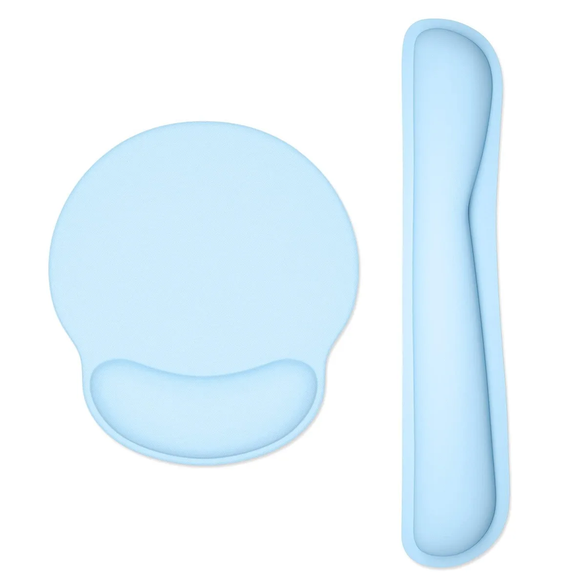  Keychron HSTZ-Sky Blue Mouse Pad &amp; Keyboard Wrist Rest Set 17 x 3.38 x .9 in Sky Blue — product photo