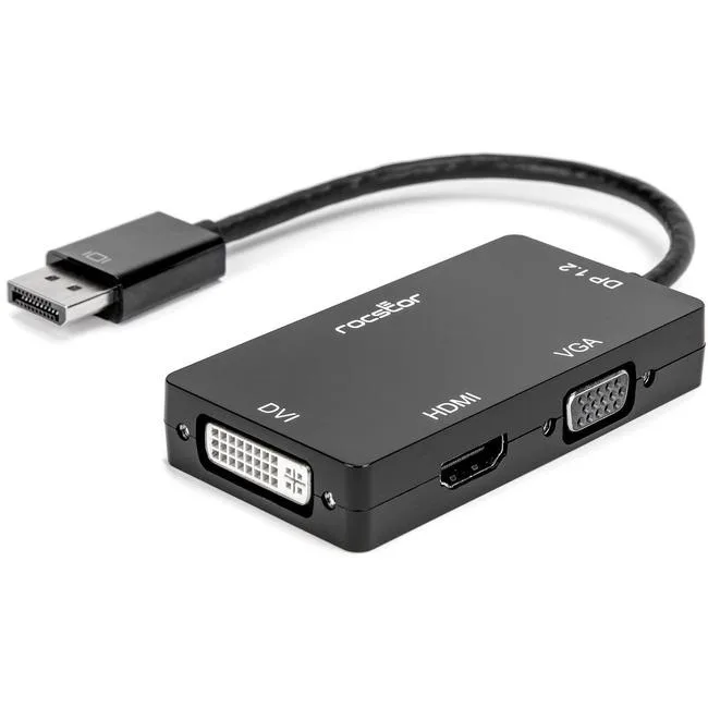 Rocstor Rocstor Y10A259B1 DisplayPort to HDMI VGA DVI audio adapter — product photo