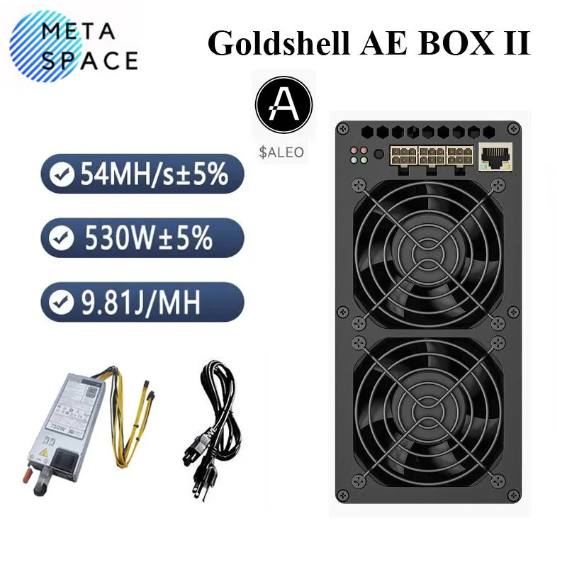 AFRNDK AFRNDK AE BOX II 54MH/s 530W ALEO ASIC mining hardware — product photo