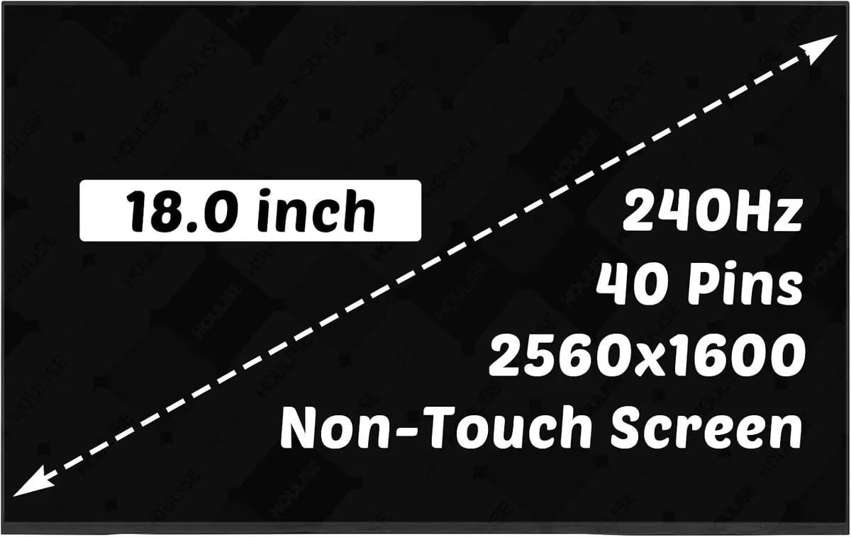 NUOLAISUN NUOLAISUN 18.0" 40-Pin LCD Screen for Asus ROG Strix 18 G814J G834JY 2560x1600 — product photo