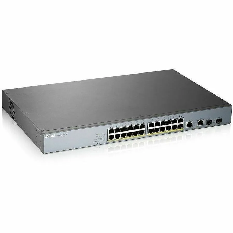 ZyXEL ZyXEL GS1350-26HP 24-port Gigabit PoE+ network switch 375W 2 SFP — product photo