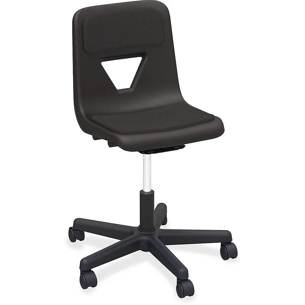 Lorell Lorell LLR99913 adjustable-height padded mobile task chair office furniture — product photo