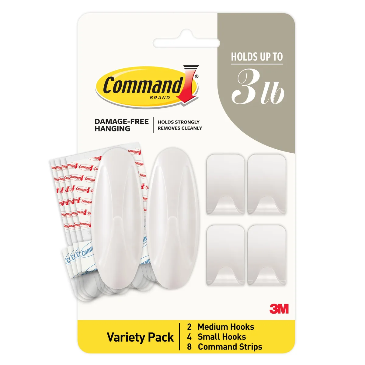 Radiant Pearl mixed hooks pack with refill strips
