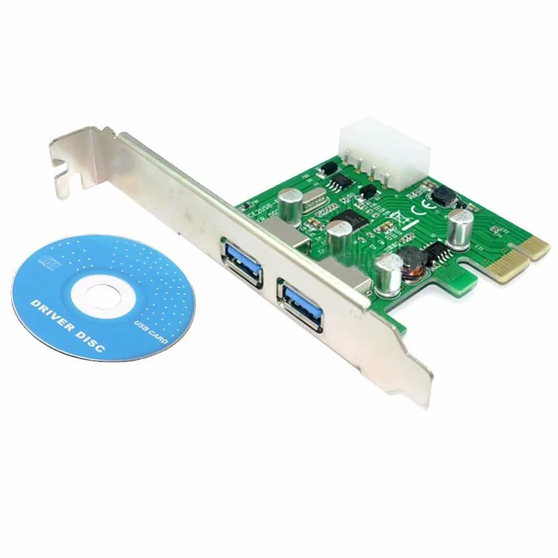 EN-Labs EN-Labs PCIe to 2-port USB 3.0 expansion card NEC uPD720202 Molex — product photo