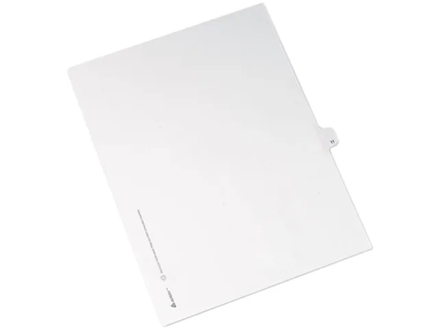 Avery Avery 82209 Allstate-Style Legal Side Tab Divider Title 11 Letter White 25 Pack — product photo