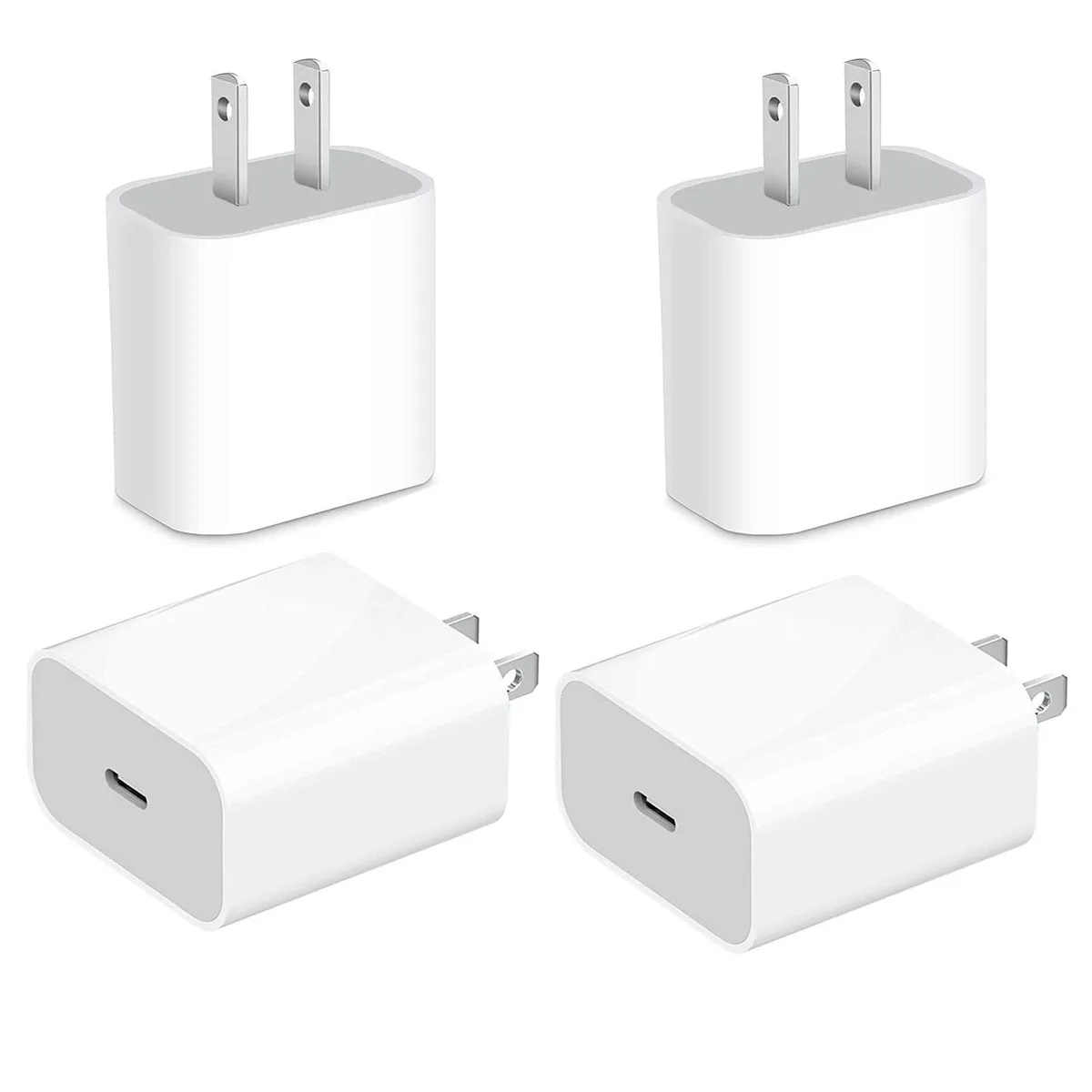 anicestore anicestore 20W USB-C Power Adapter White 4 Pack — product photo
