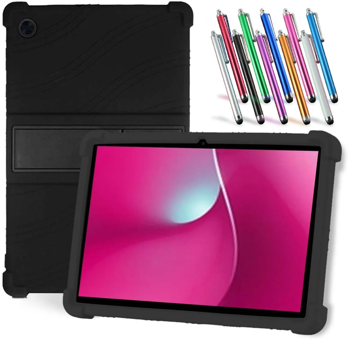 anicestore anicestore Case for T-Mobile REVVL Tab 2 10.1" 2025 + Stylus (Black) — product photo