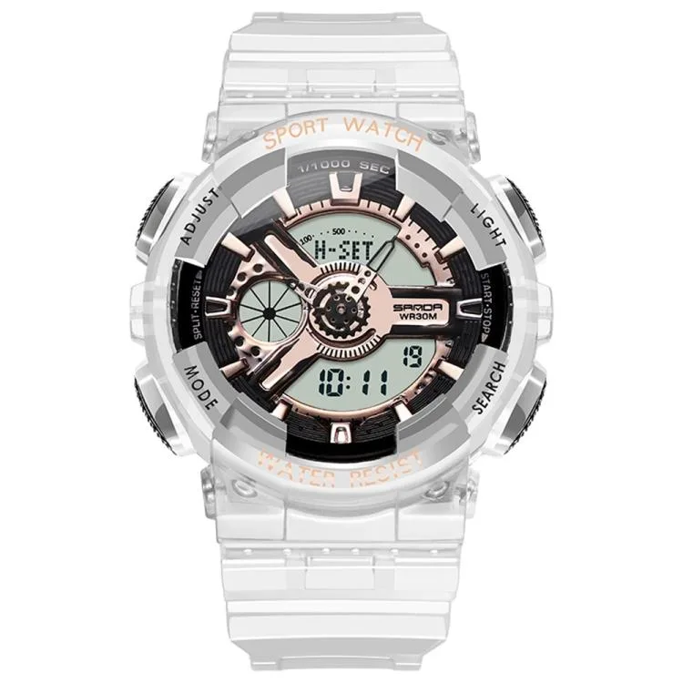allentian allentian 298 watch 44.5mm resin gold 44g — product photo