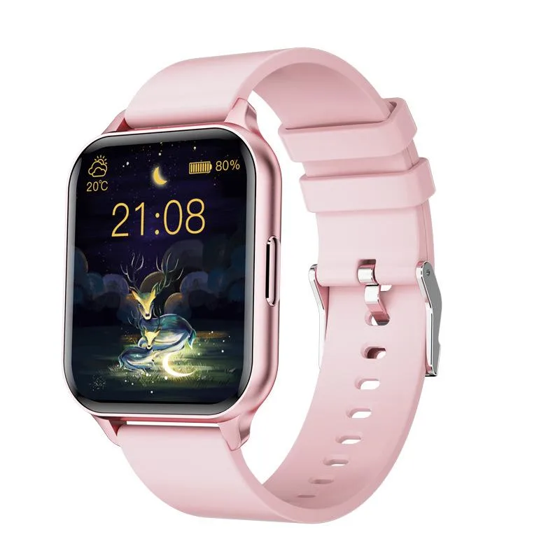 ZOSKVEE ZOSKVEE Q26 1.69-Inch Smart Watch Pink — product photo